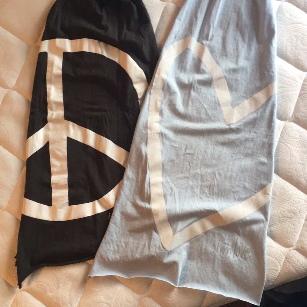 Peace Love World Scarf (x2)